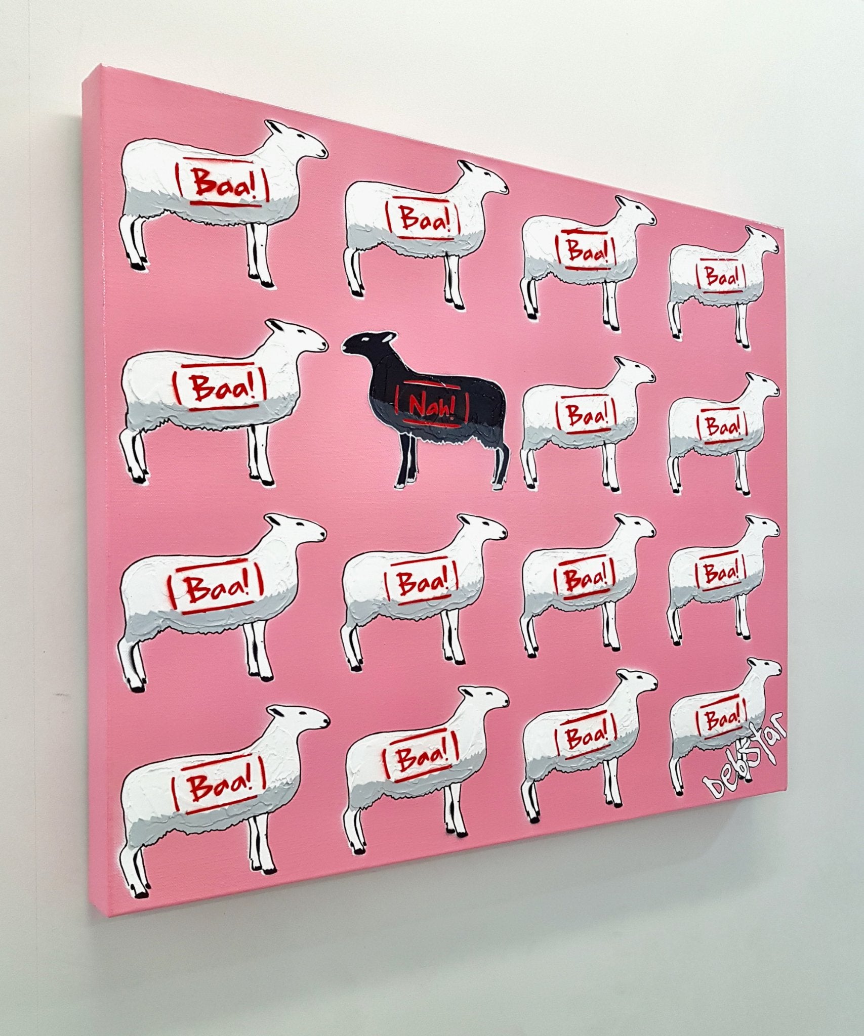 The Black Sheep - Pink - Original Art - 3