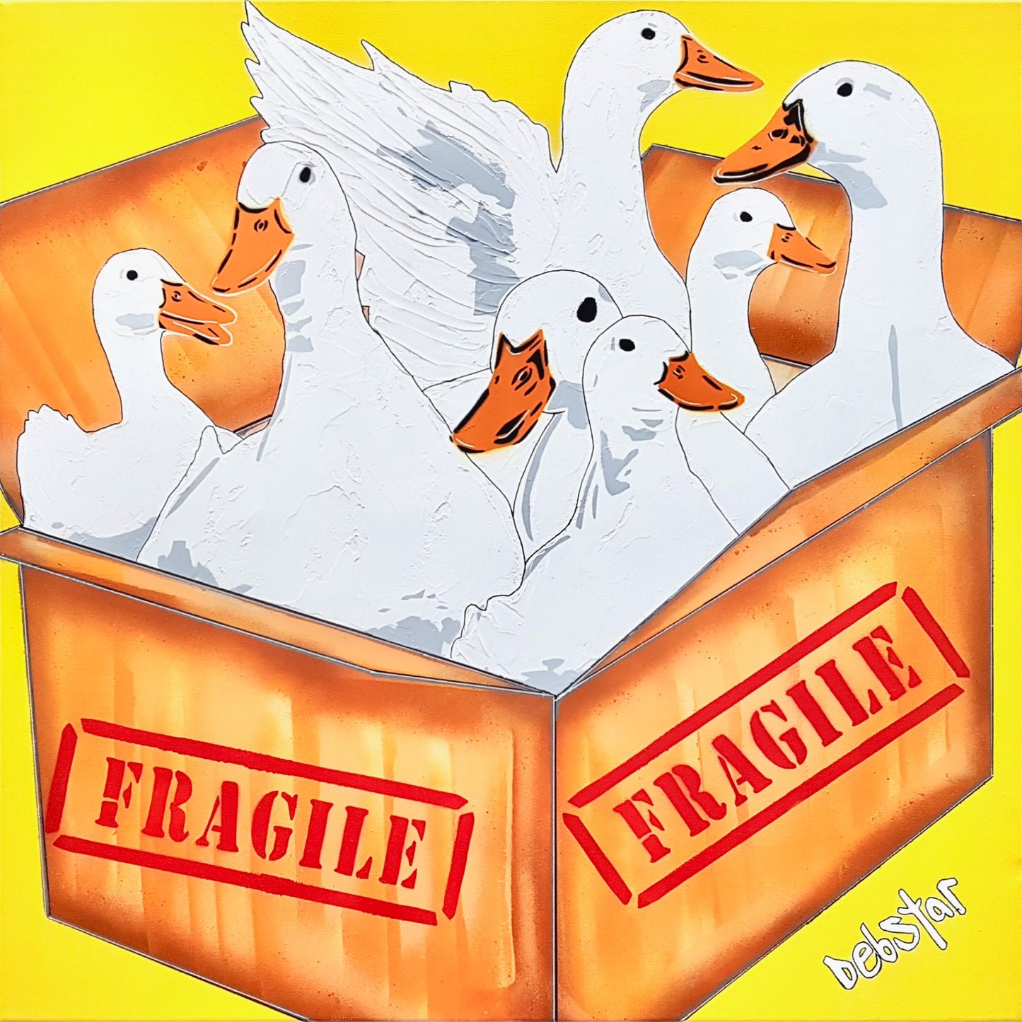 Box of Fluffy Ducks! - Original Art - 1