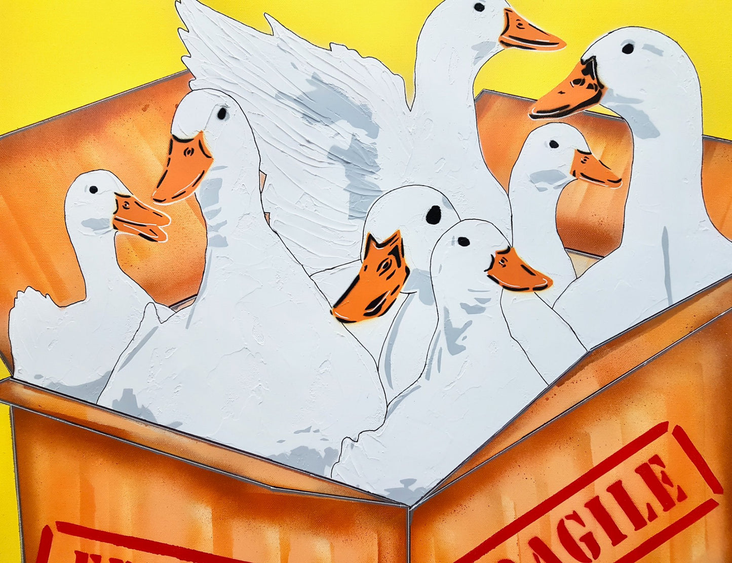 Box of Fluffy Ducks! - Original Art - 4