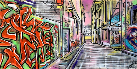 Hosier Lane, Melbourne - Original Art - 1