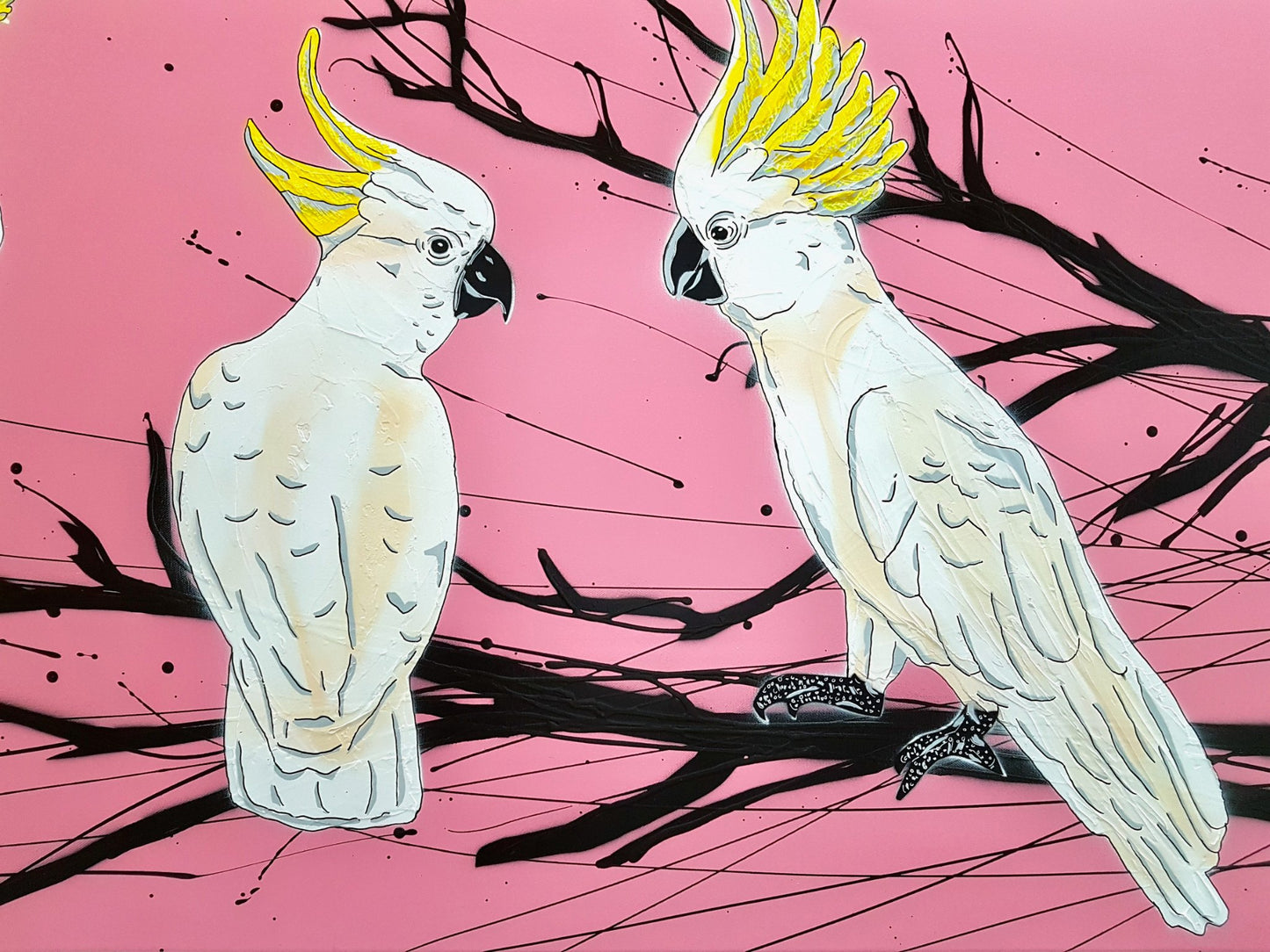 Cockatoos Crackle - Original Art - 4