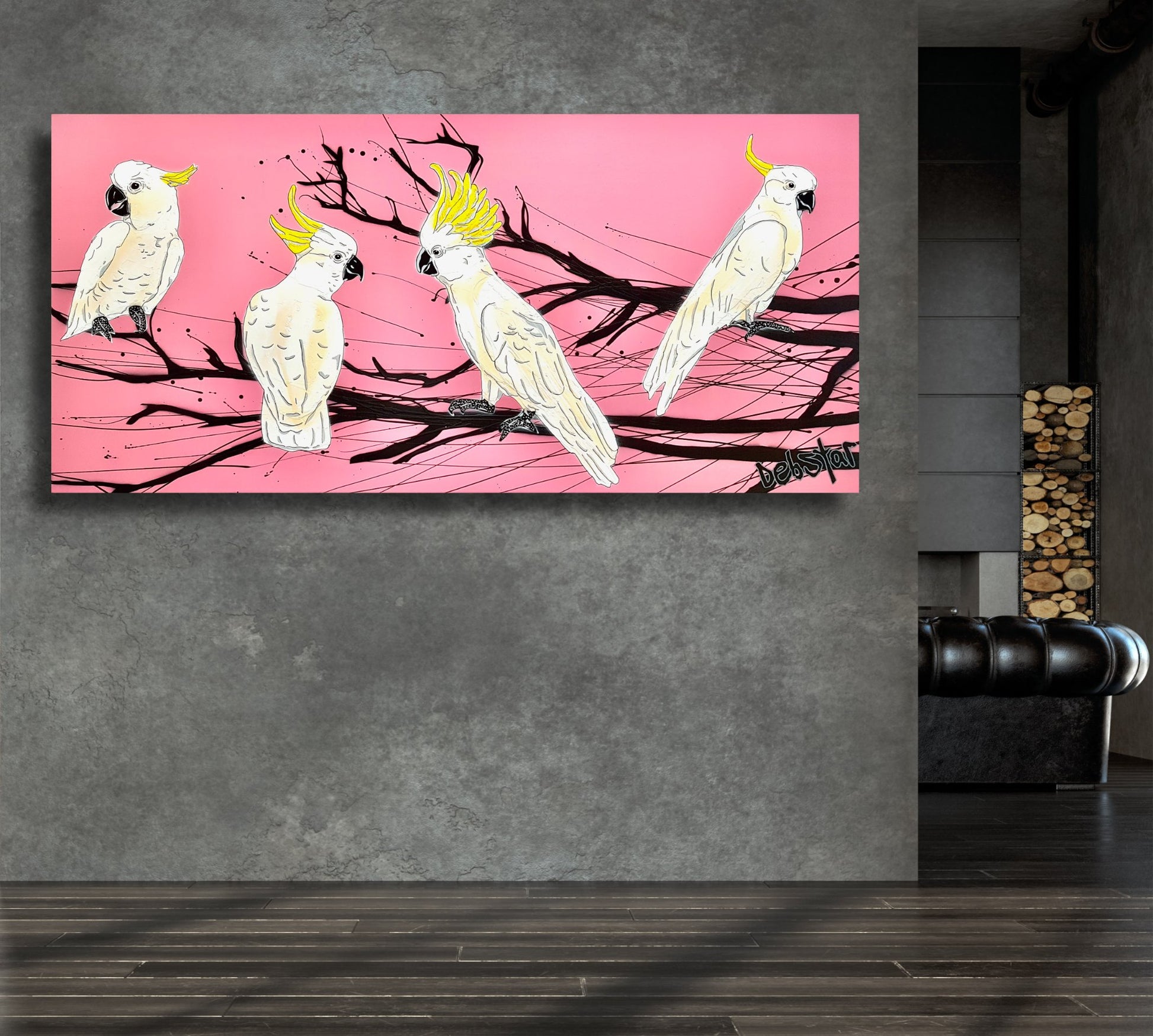 Cockatoos Crackle - Original Art - 5