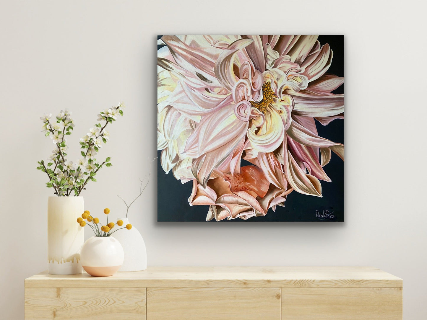 Dahlia Delight - Original Art - 4