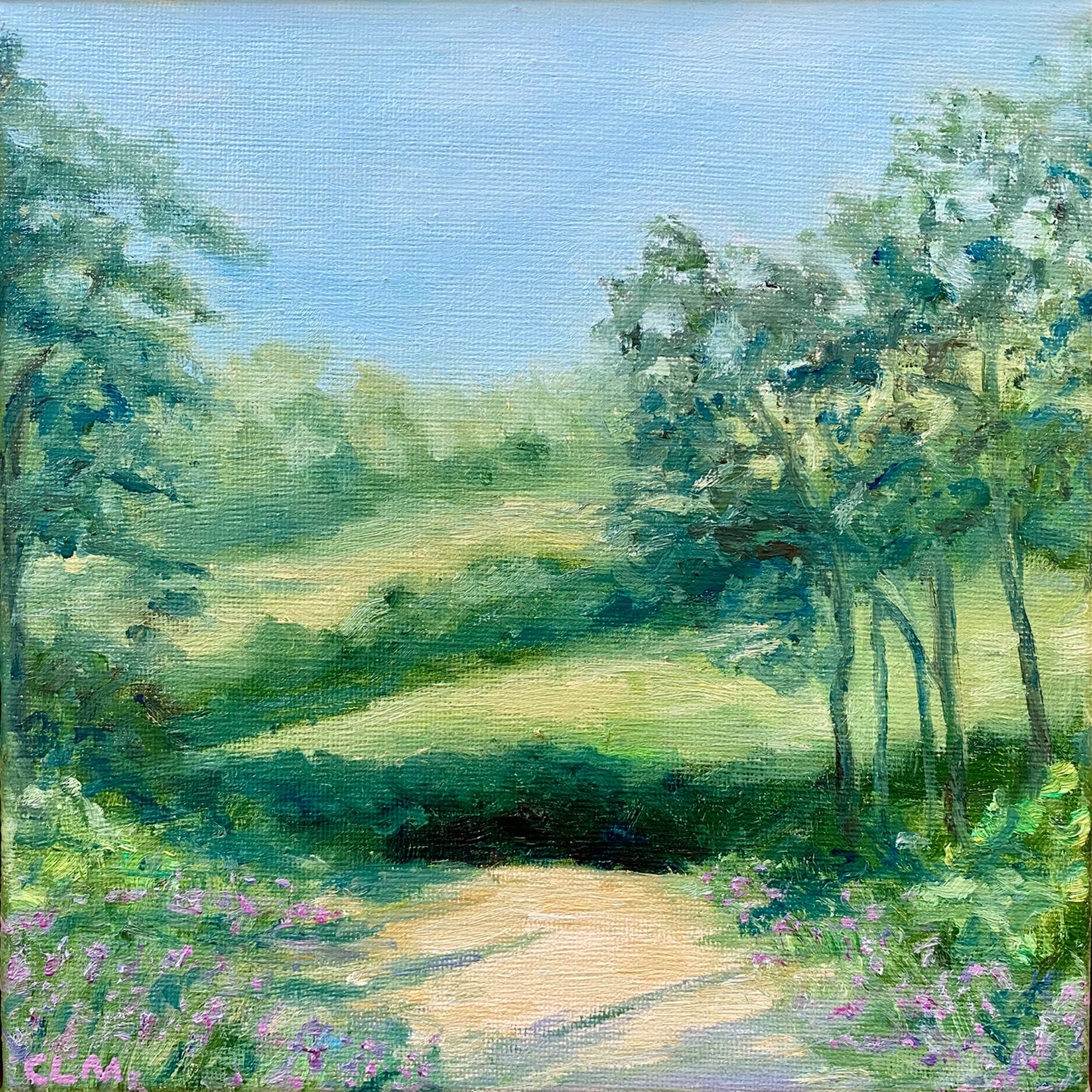 Along the Lavender Path - Original Art - 1