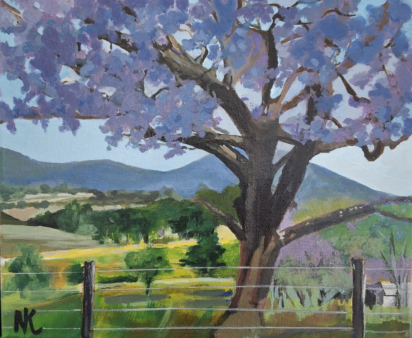 Jacaranda Season - Original Art - 1