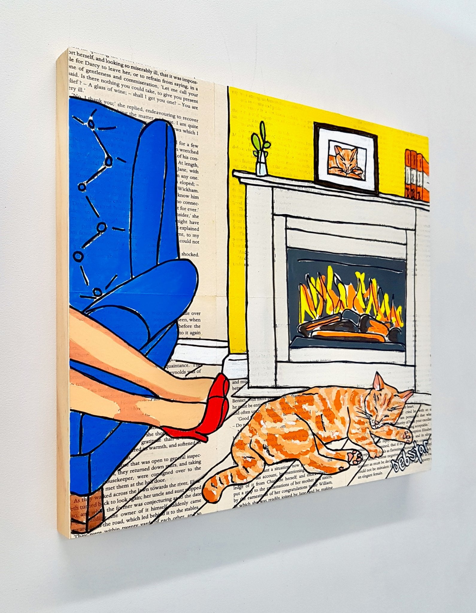 Cat Capers - Fireplace - 3