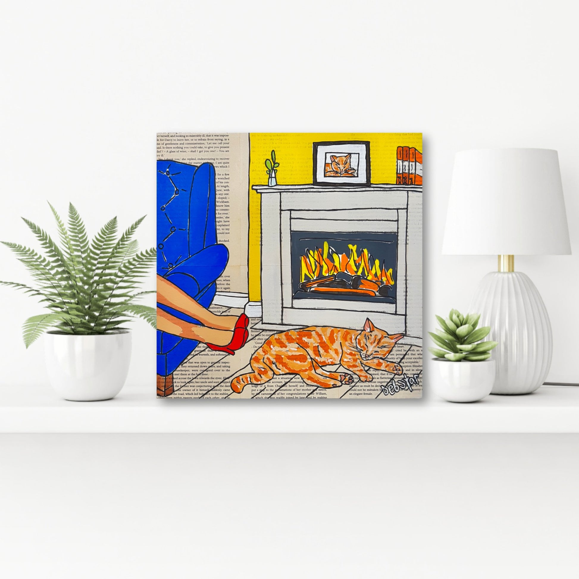 Cat Capers - Fireplace - 6