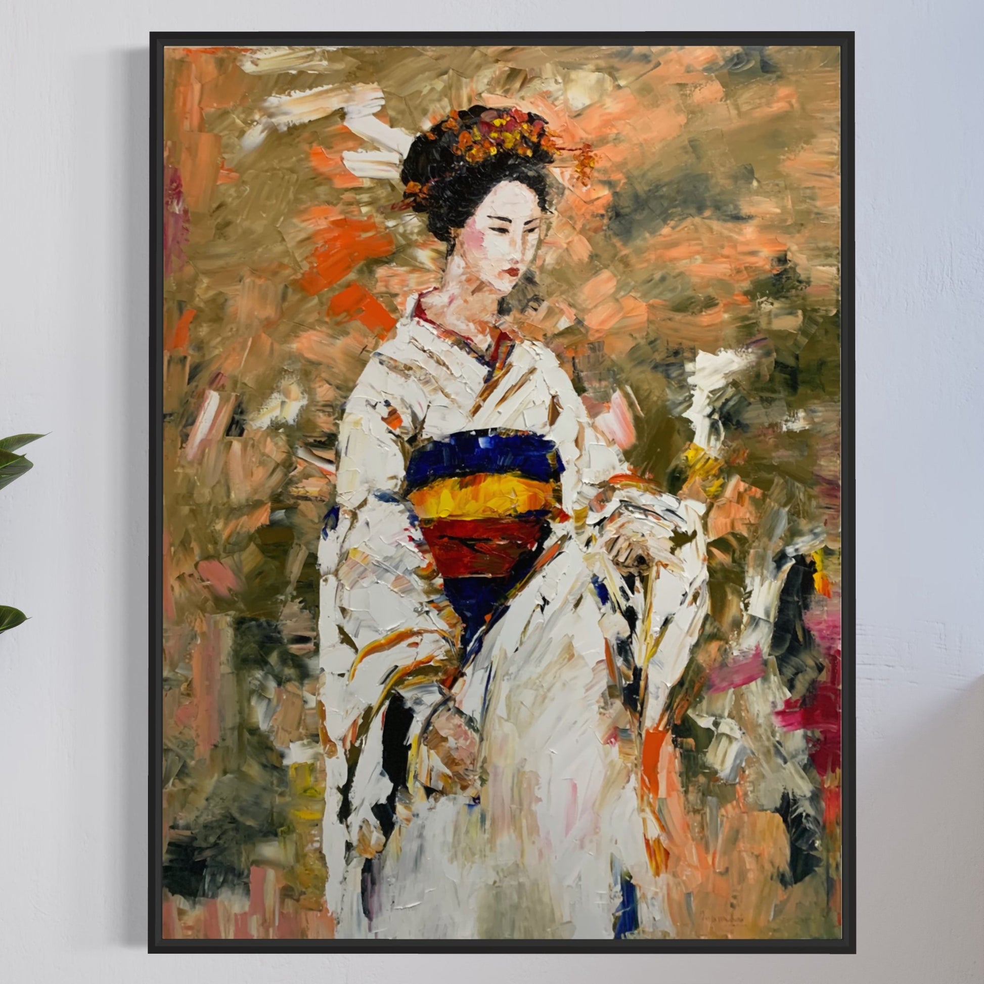 Ephemeral Beauty: A Geisha’s Essence - Original Art - 1