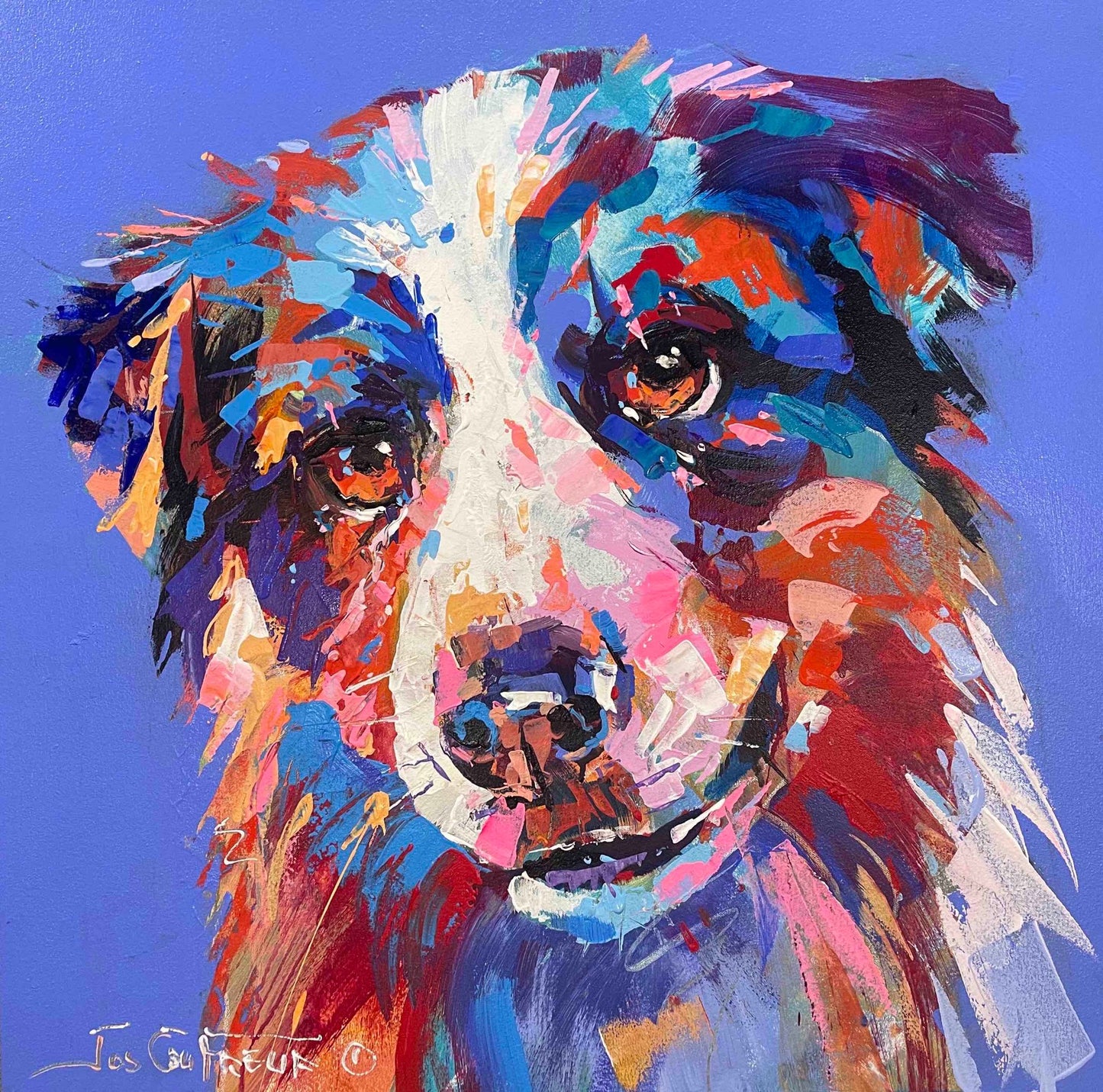 Australian Shepherd Dog - Original Art - 1