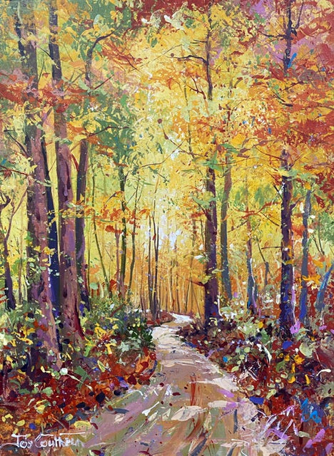 Road through the Forest 5 - Original Art - 1