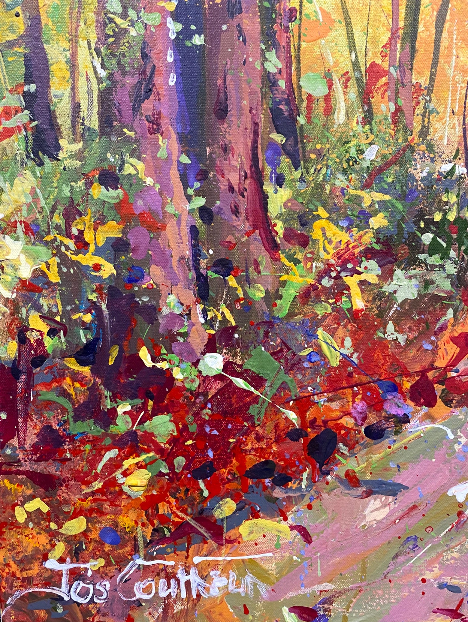 Road through the Forest 5 - Original Art - 2