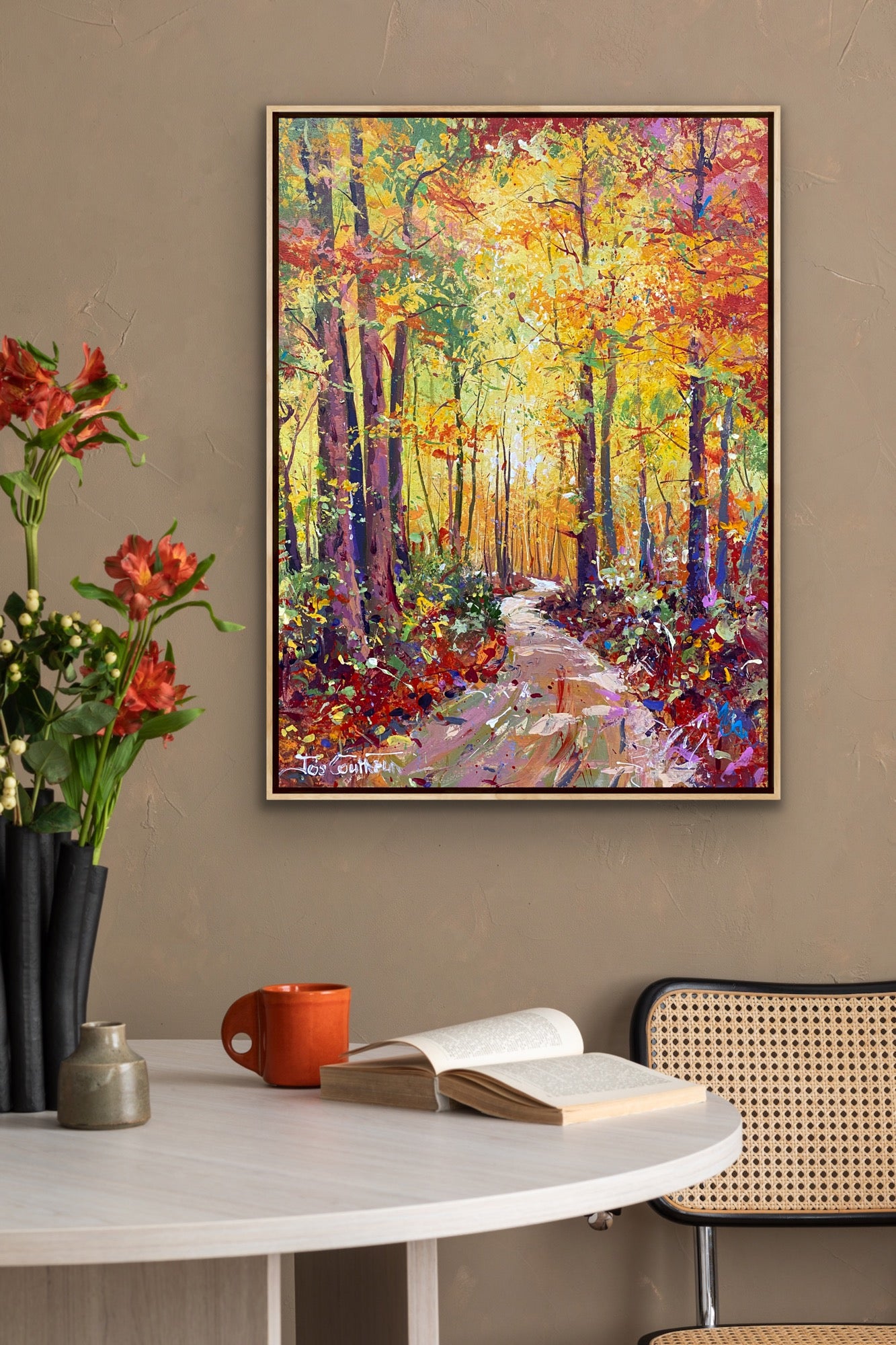 Road through the Forest 5 - Original Art - 7