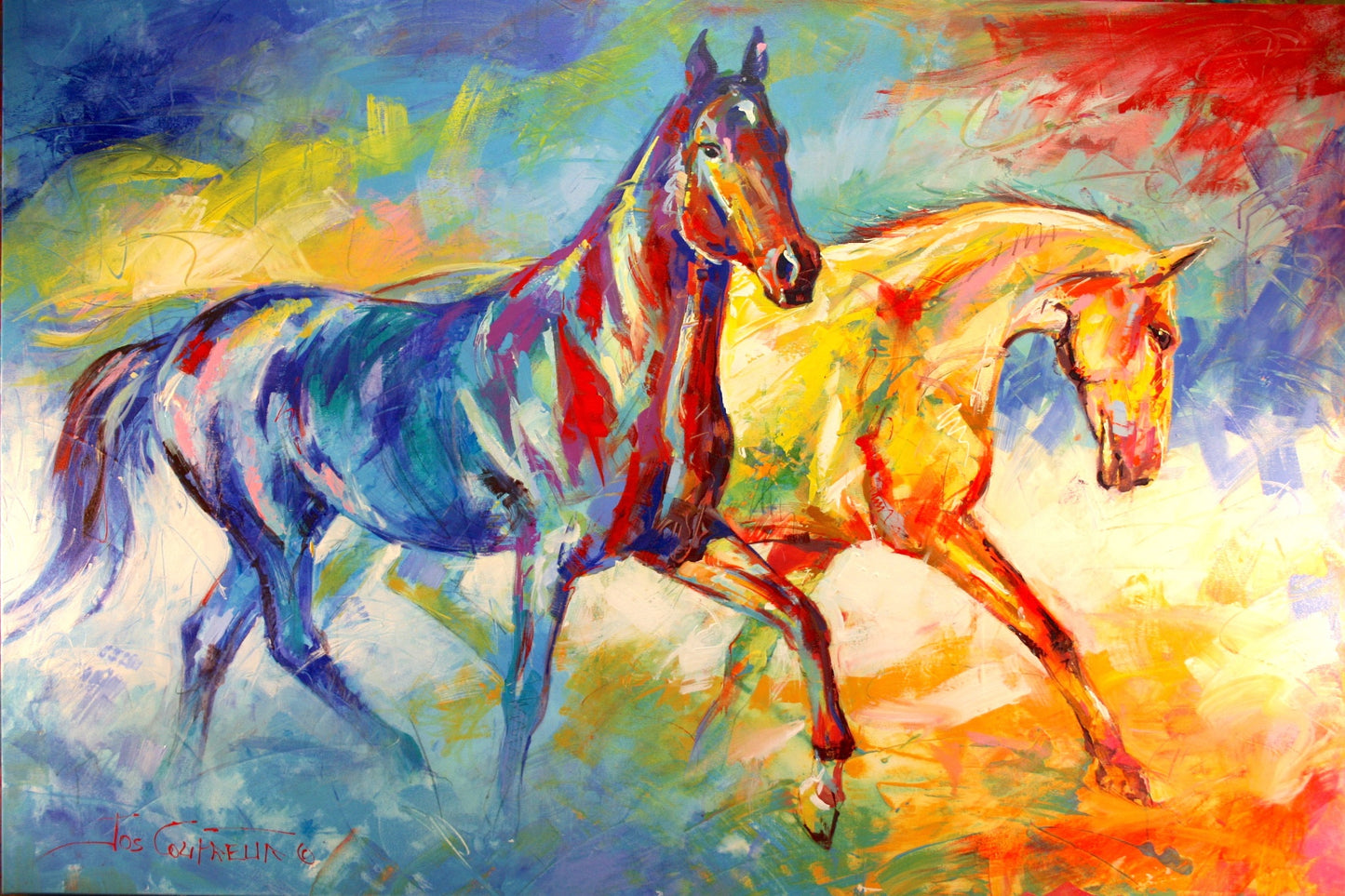 Two Horses - Original Art - 2