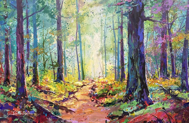 Road through the Forest 6 - Original Art - 1