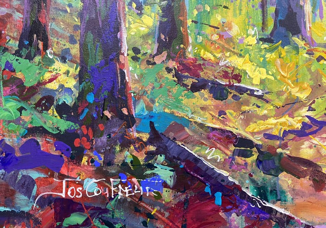 Road through the Forest 6 - Original Art - 2