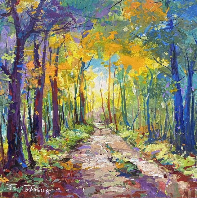 Road through the Forest 7 - Original Art - 1