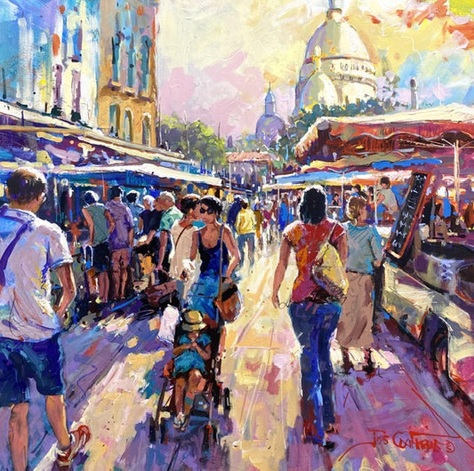 Market Day in Paris- Original Art - 1