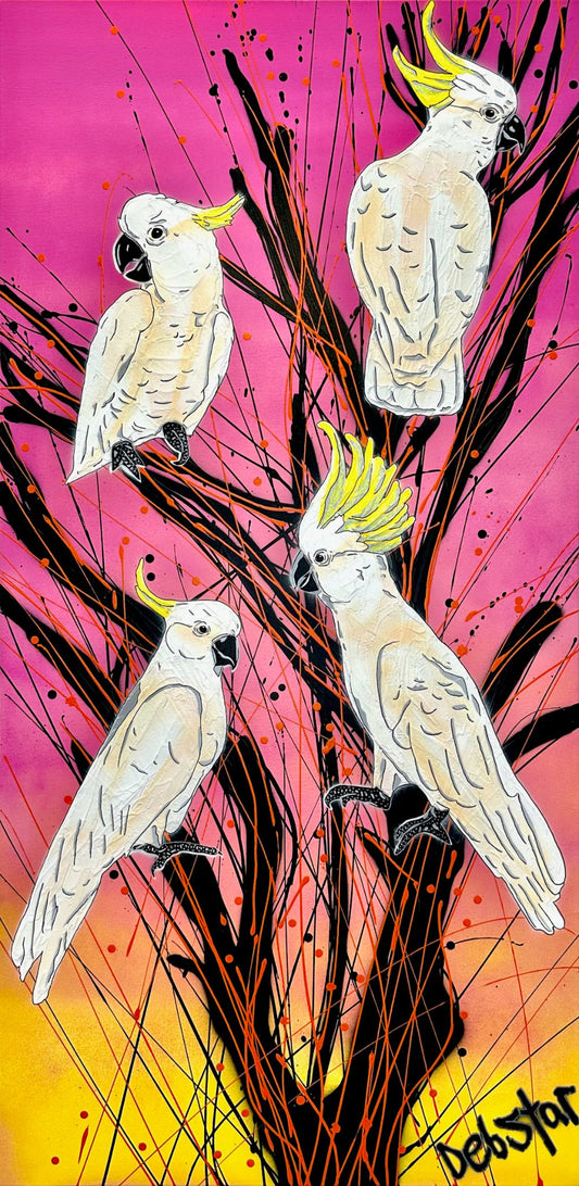 Cockatoos at Sunrise - Original Art - 1