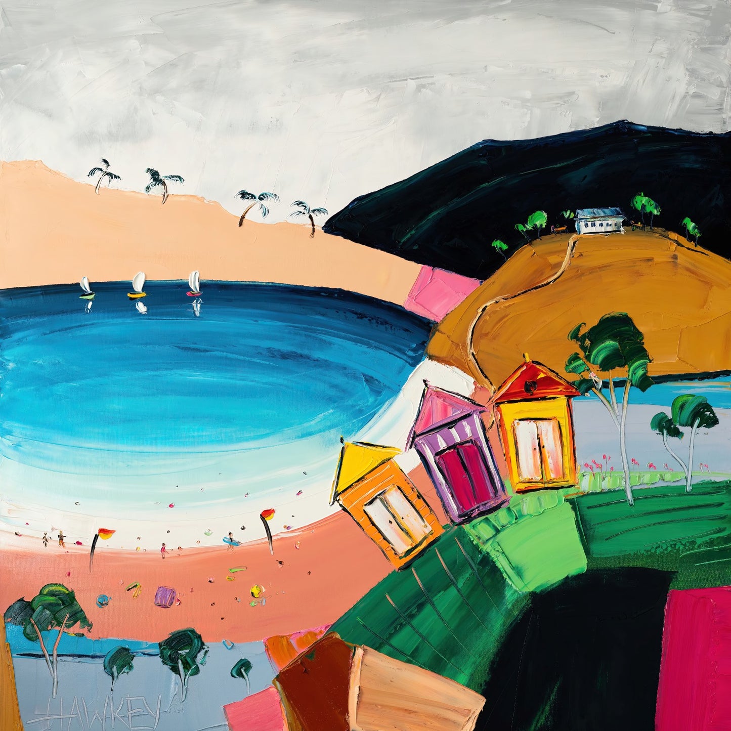 Beach Huts - Fine Art Print