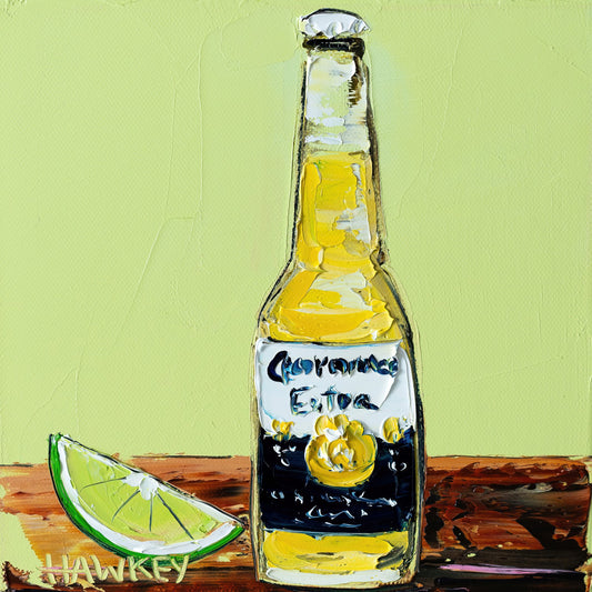 Beer And Lime - Fine Art Print