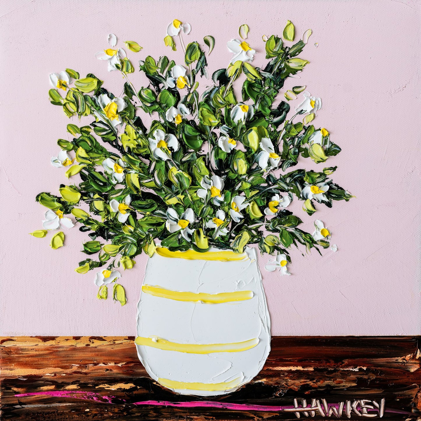 Daisies In A Vase 5 - Fine Art Print