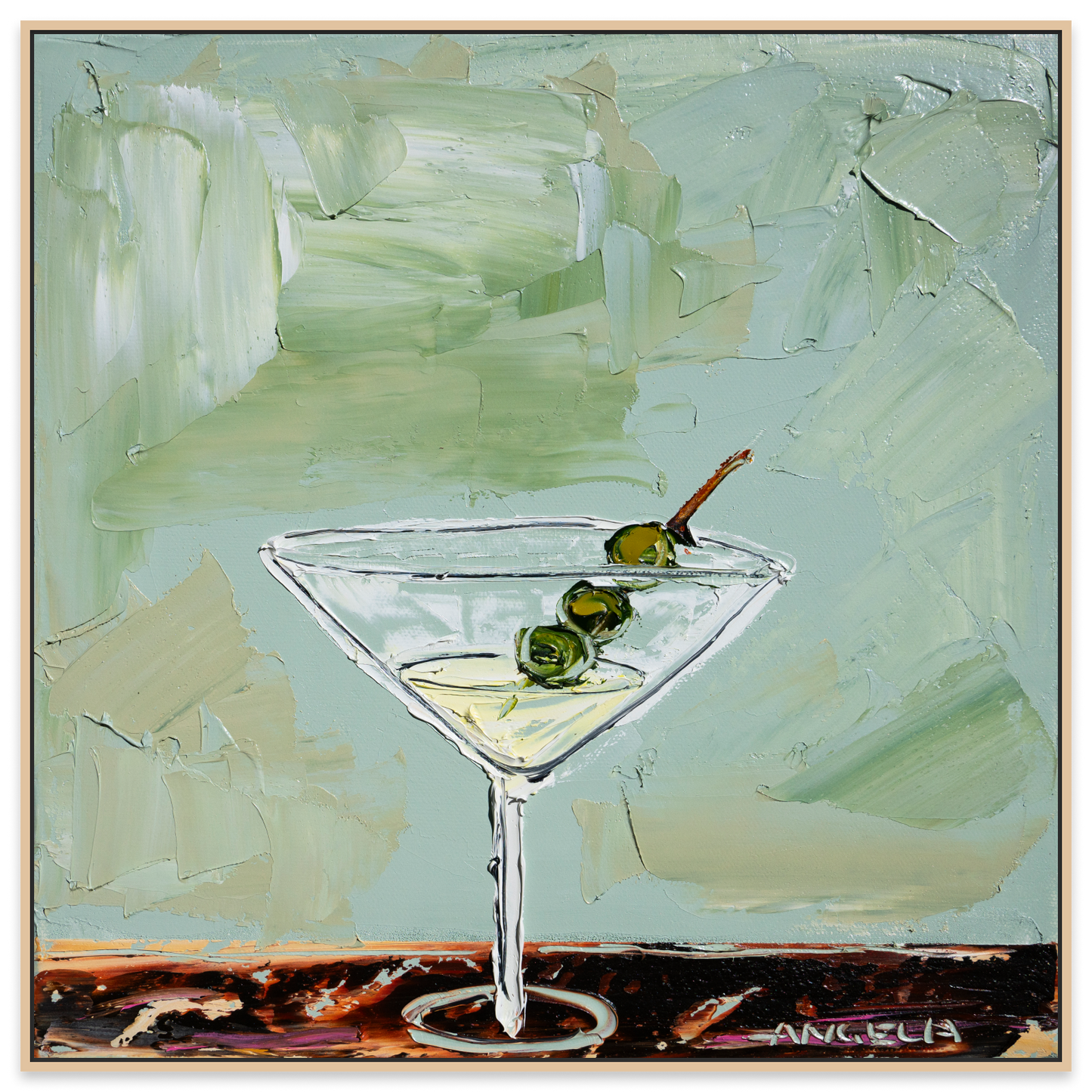 Date With A Martini - Fine Art Print