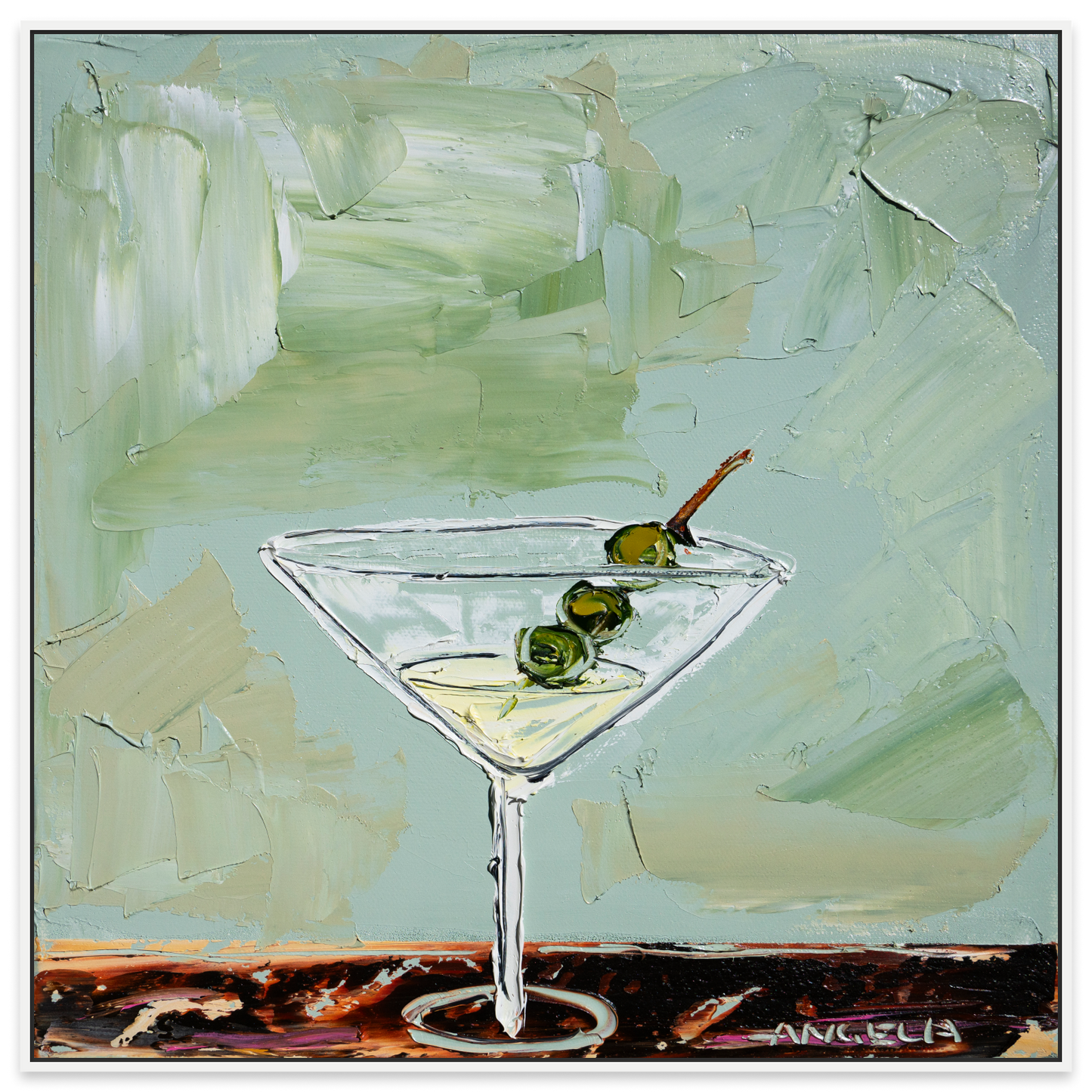 Date With A Martini - Fine Art Print