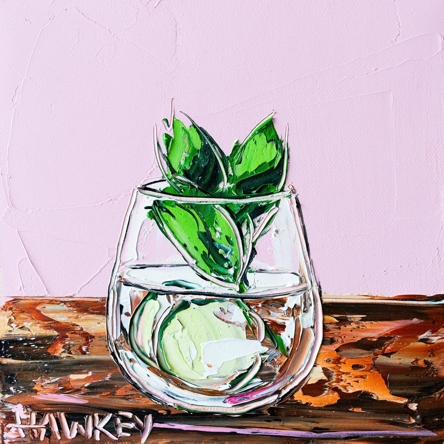 Gin And Tonic With Mint And Cucumber - Fine Art Print