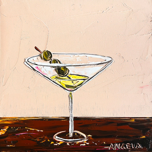 Date With A Martini 2 - Original Art