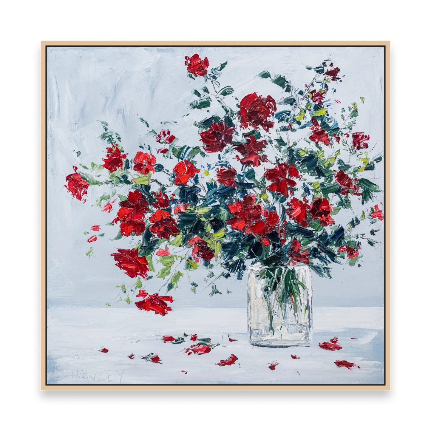 Red Rambling Roses - Fine Art Print