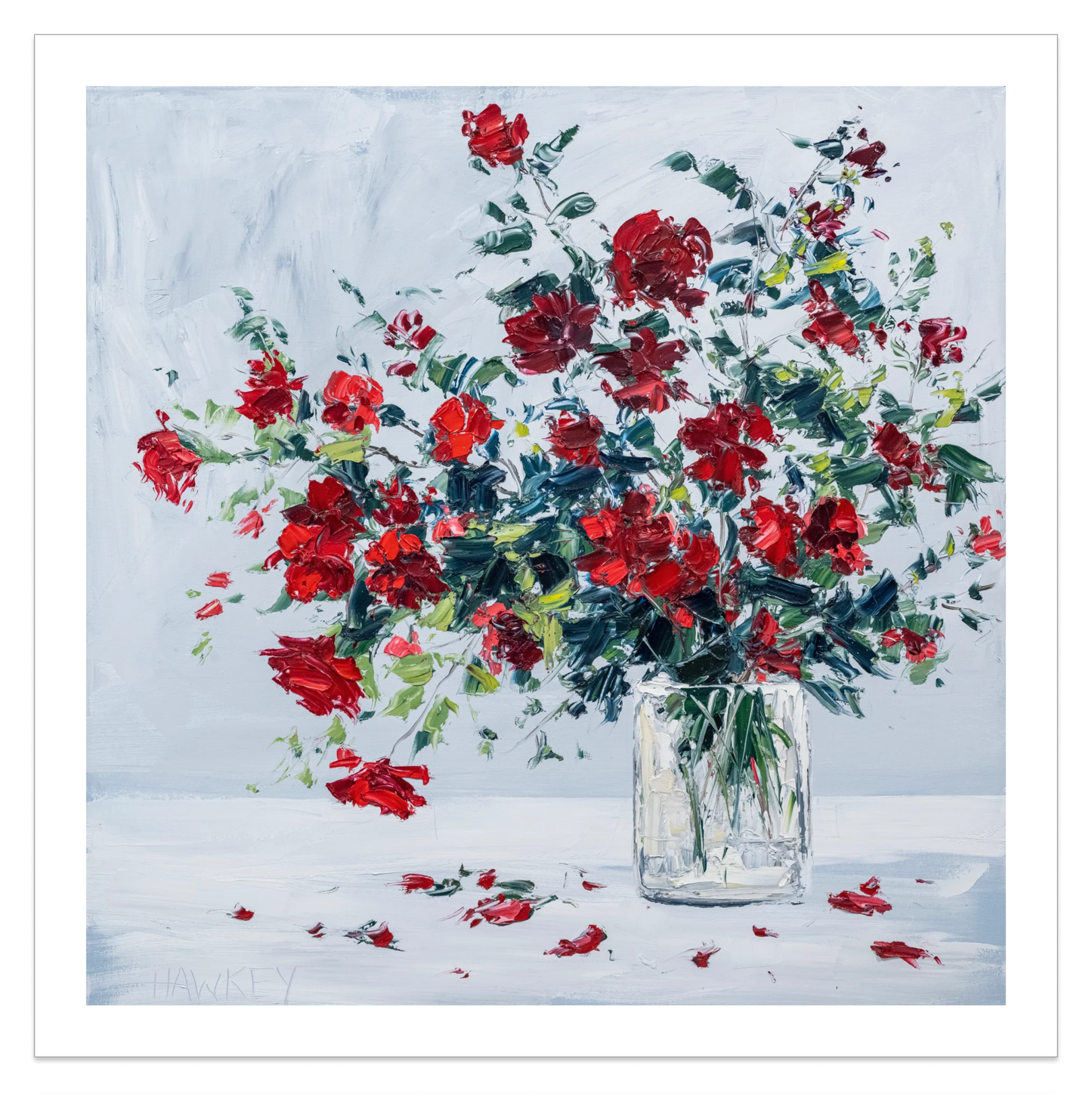 Red Rambling Roses - Fine Art Print