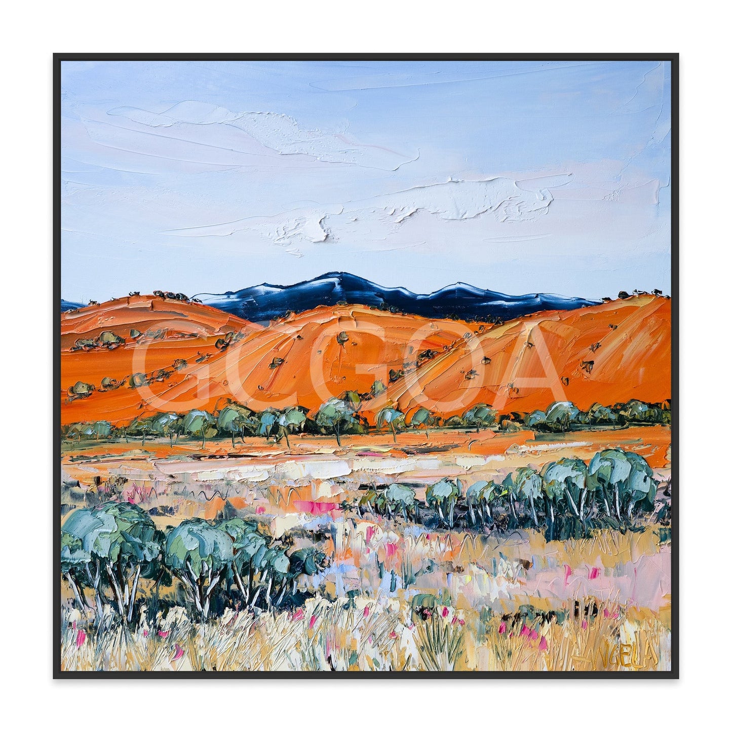 Golden Hills Calm - Fine Art Print