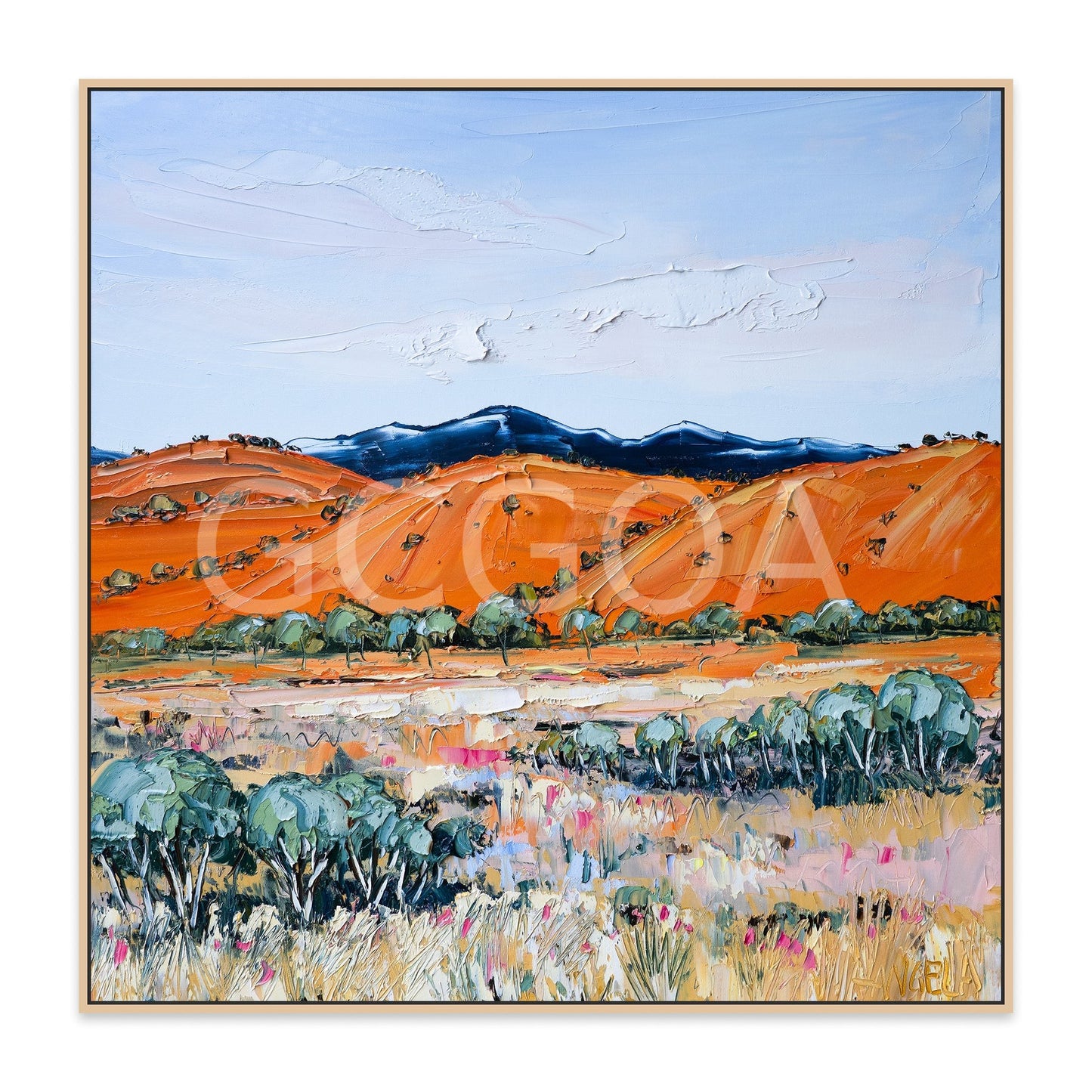 Golden Hills Calm - Fine Art Print