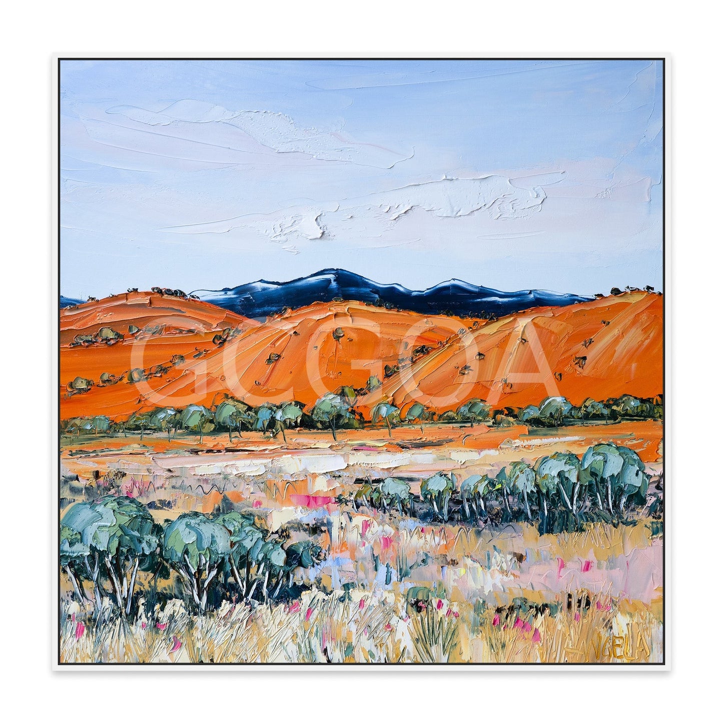 Golden Hills Calm - Fine Art Print