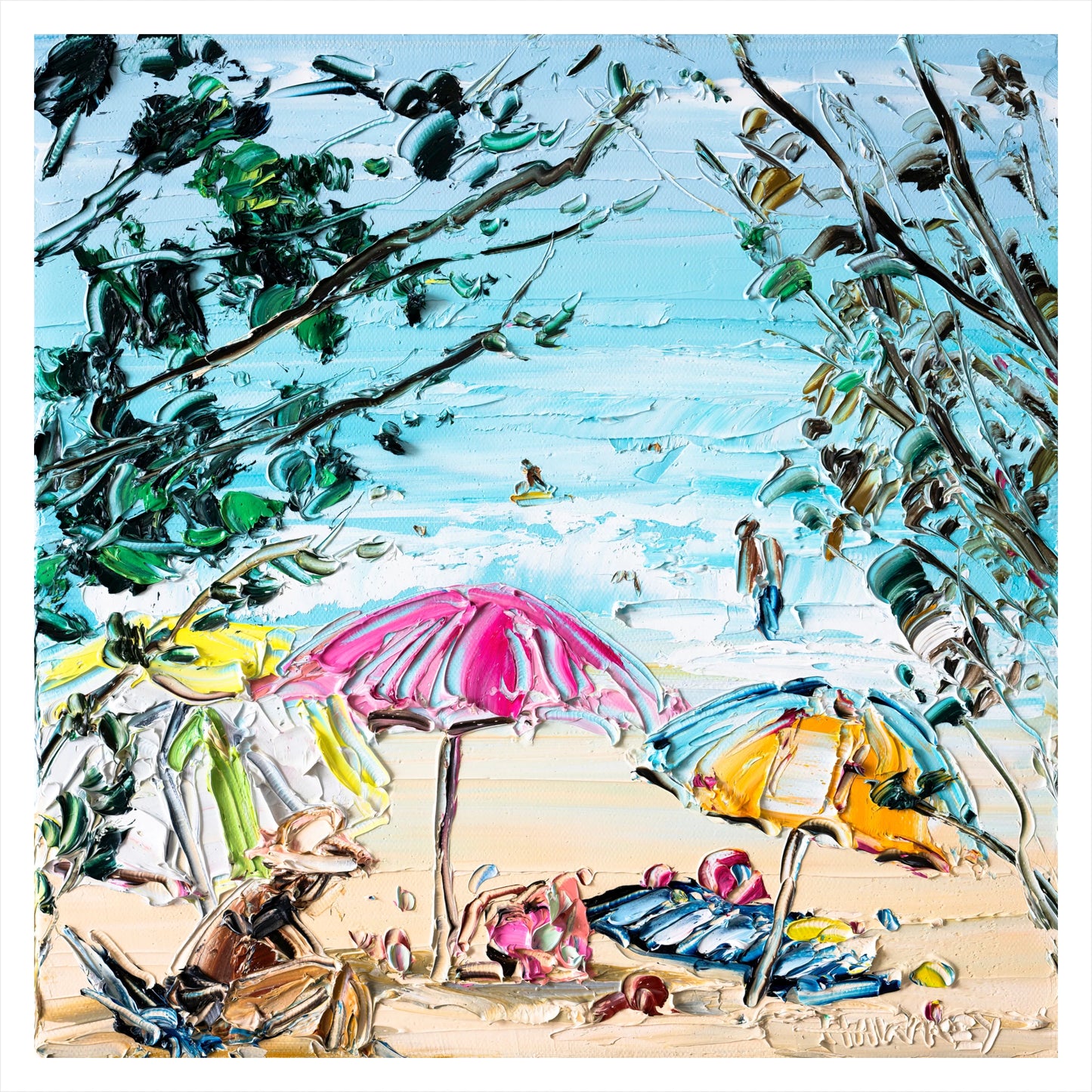 Under The Umbrella - Fine Art Print