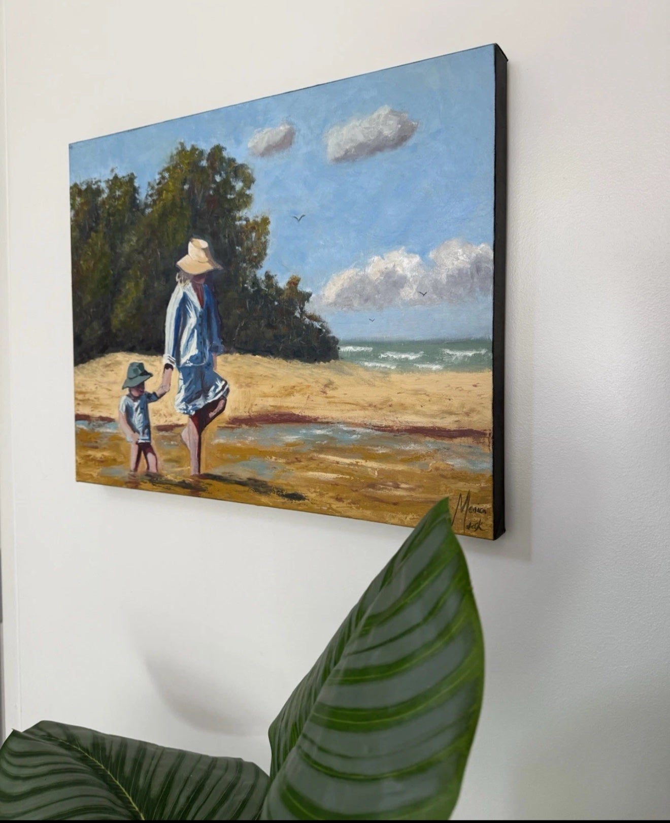 A day on the beach - Gold Coast Gallery Of ArtMonica Maleck