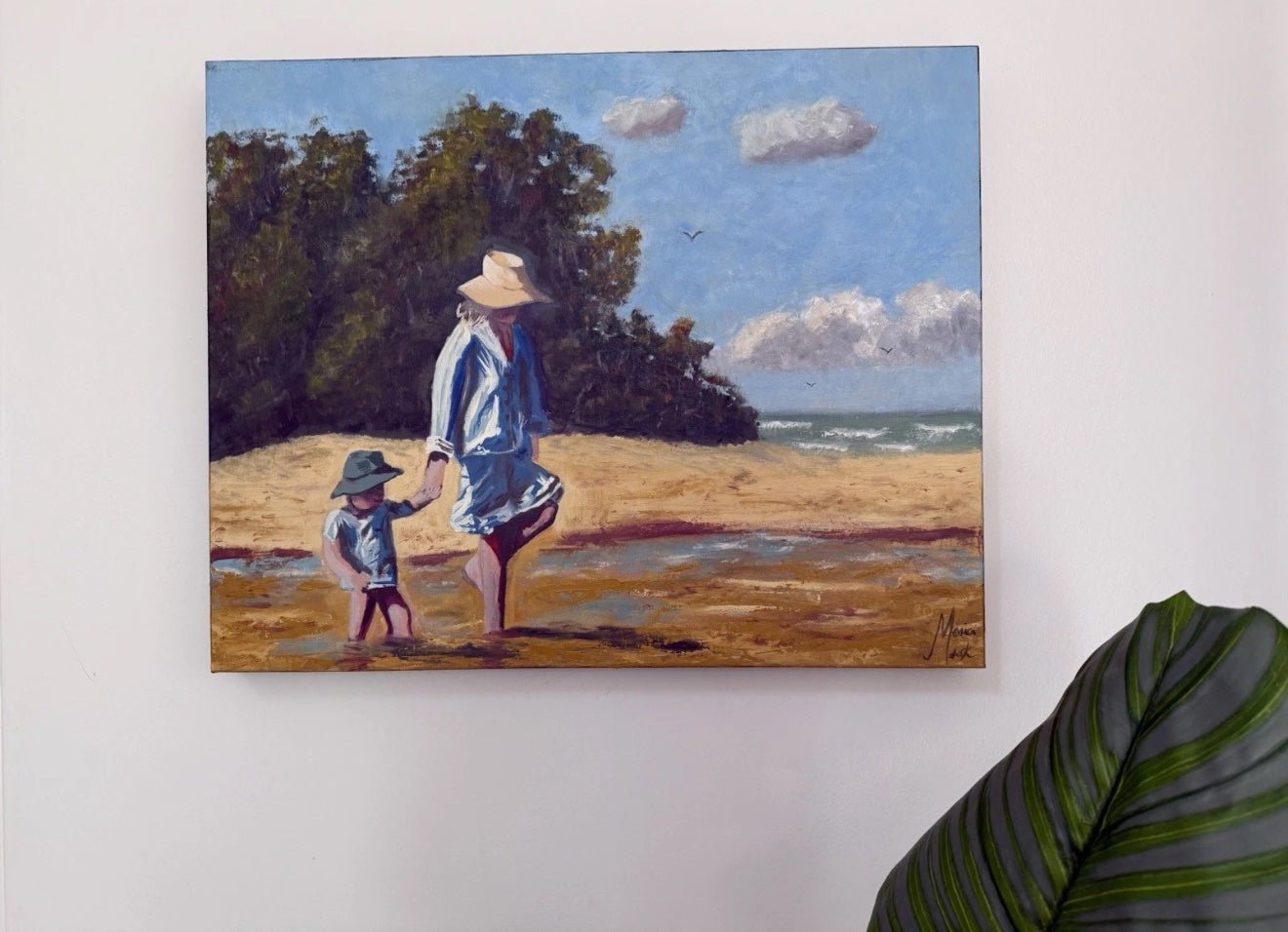 A day on the beach - Gold Coast Gallery Of ArtMonica Maleck