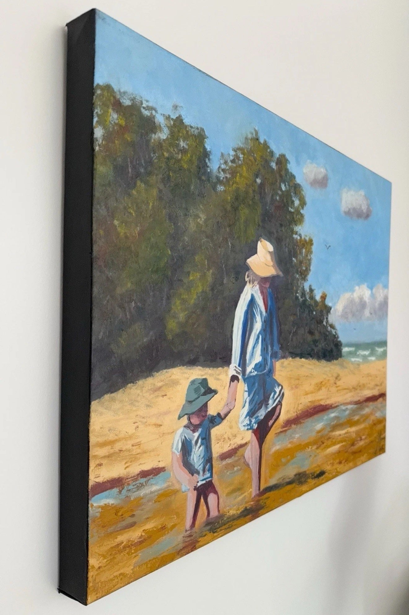 A day on the beach - Gold Coast Gallery Of ArtMonica Maleck