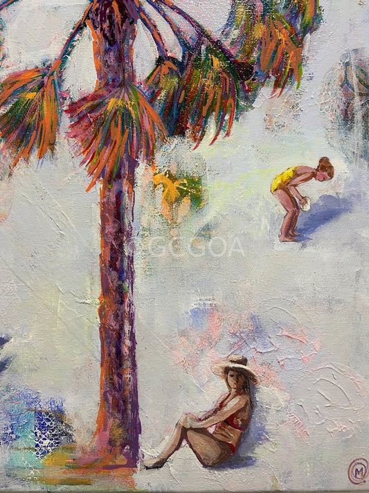 A Day Out in Bagara (SOLD) - Gold Coast Gallery Of ArtMadeline Maclachlan