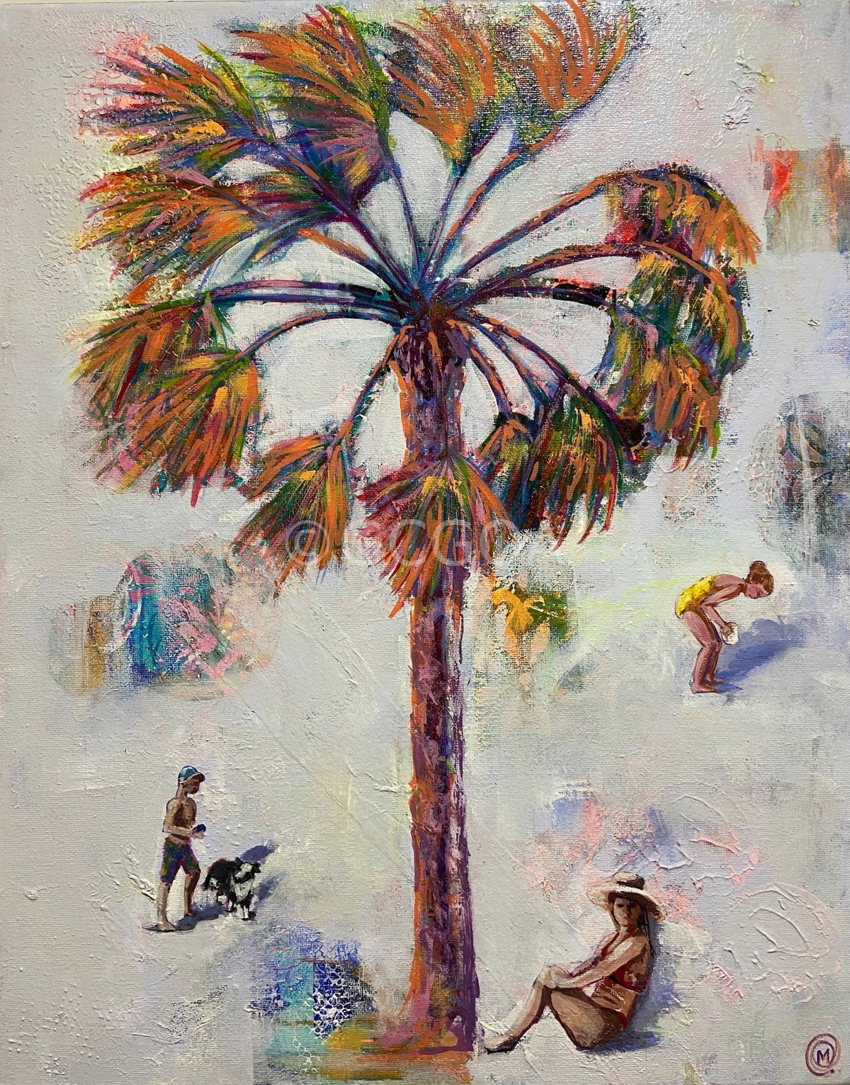 A Day Out in Bagara (SOLD) - Gold Coast Gallery Of ArtMadeline Maclachlan