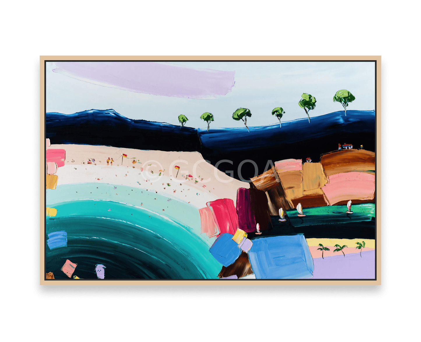 A Sandy Escape - Fine Art Print - Gold Coast Gallery Of ArtAngela Hawkey