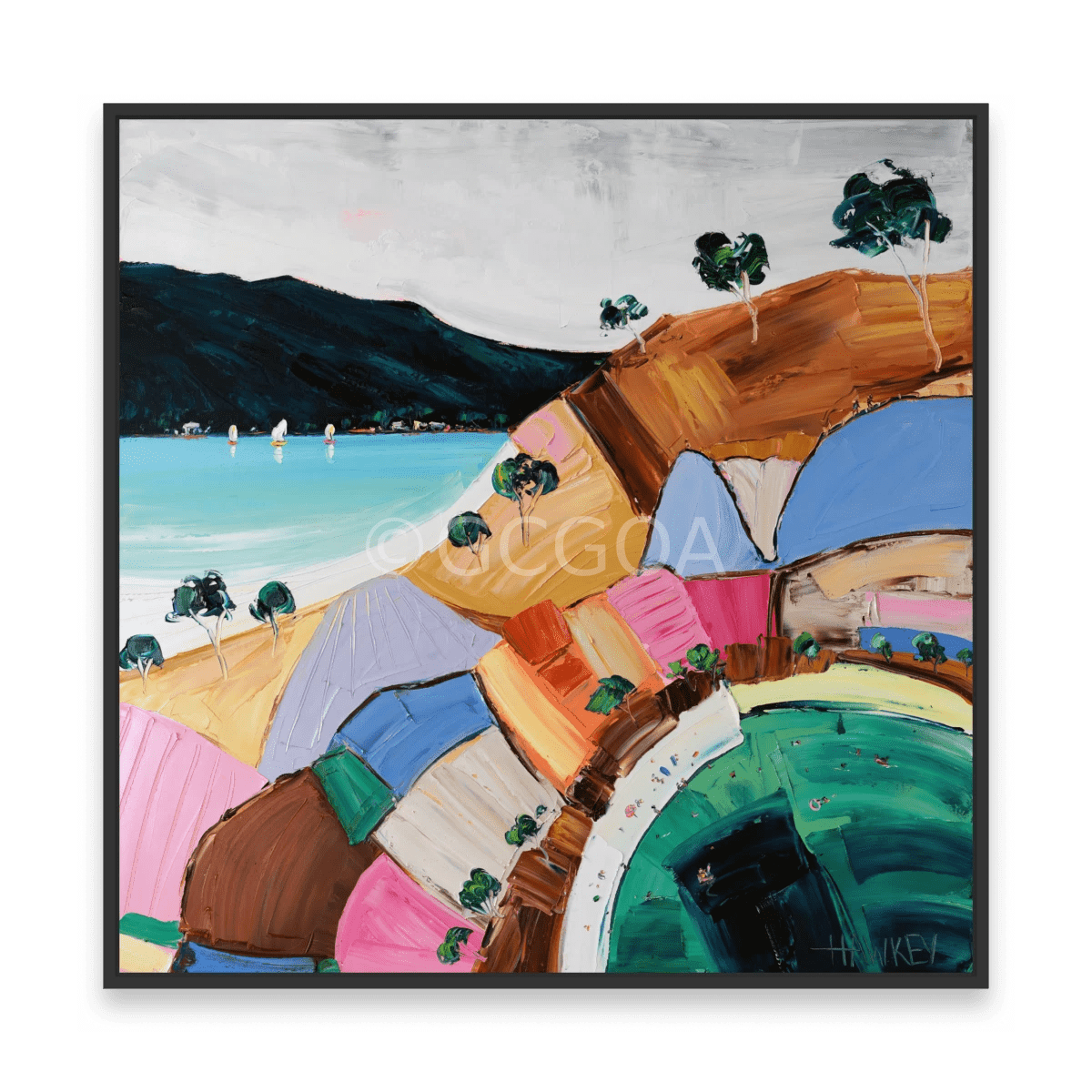A Shared Horizon - Natures Playground - Fine Art Print - Gold Coast Gallery Of ArtAngela Hawkey