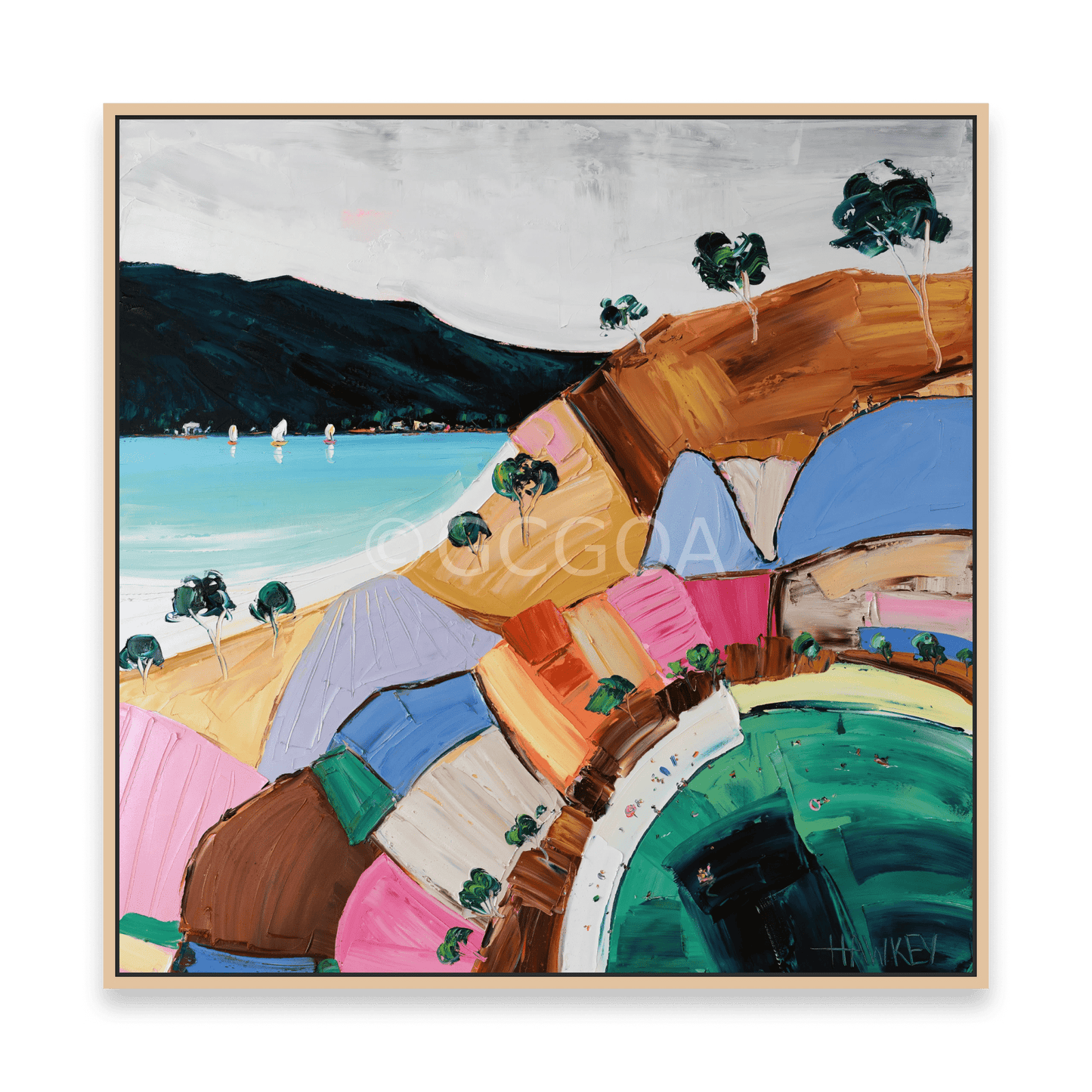 A Shared Horizon - Natures Playground - Fine Art Print - Gold Coast Gallery Of ArtAngela Hawkey