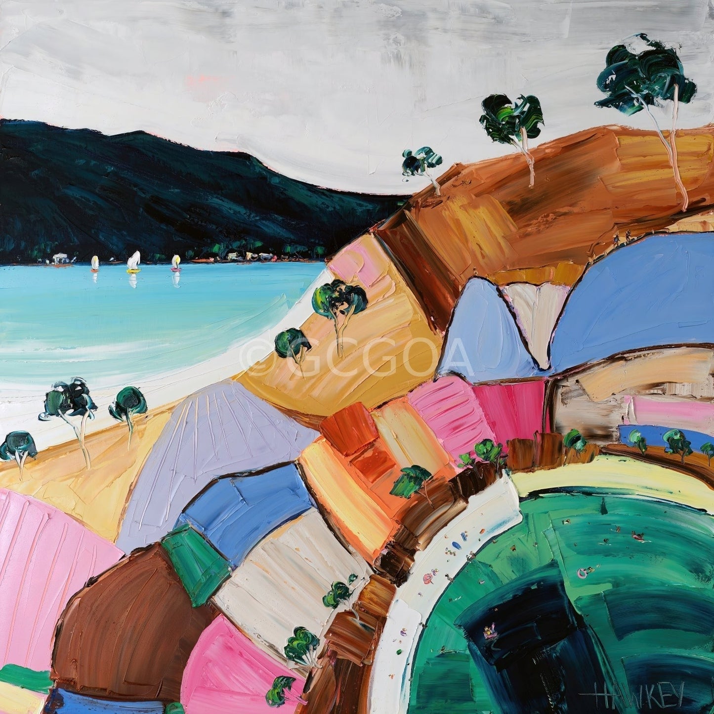 A Shared Horizon - Natures Playground - Fine Art Print - Gold Coast Gallery Of ArtAngela Hawkey
