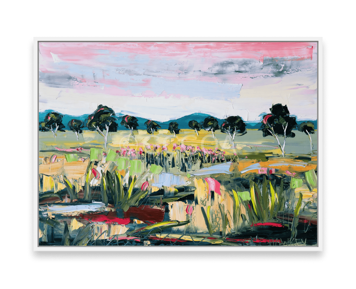A Shared Land 2 - Fine Art Print - Gold Coast Gallery Of ArtAngela Hawkey