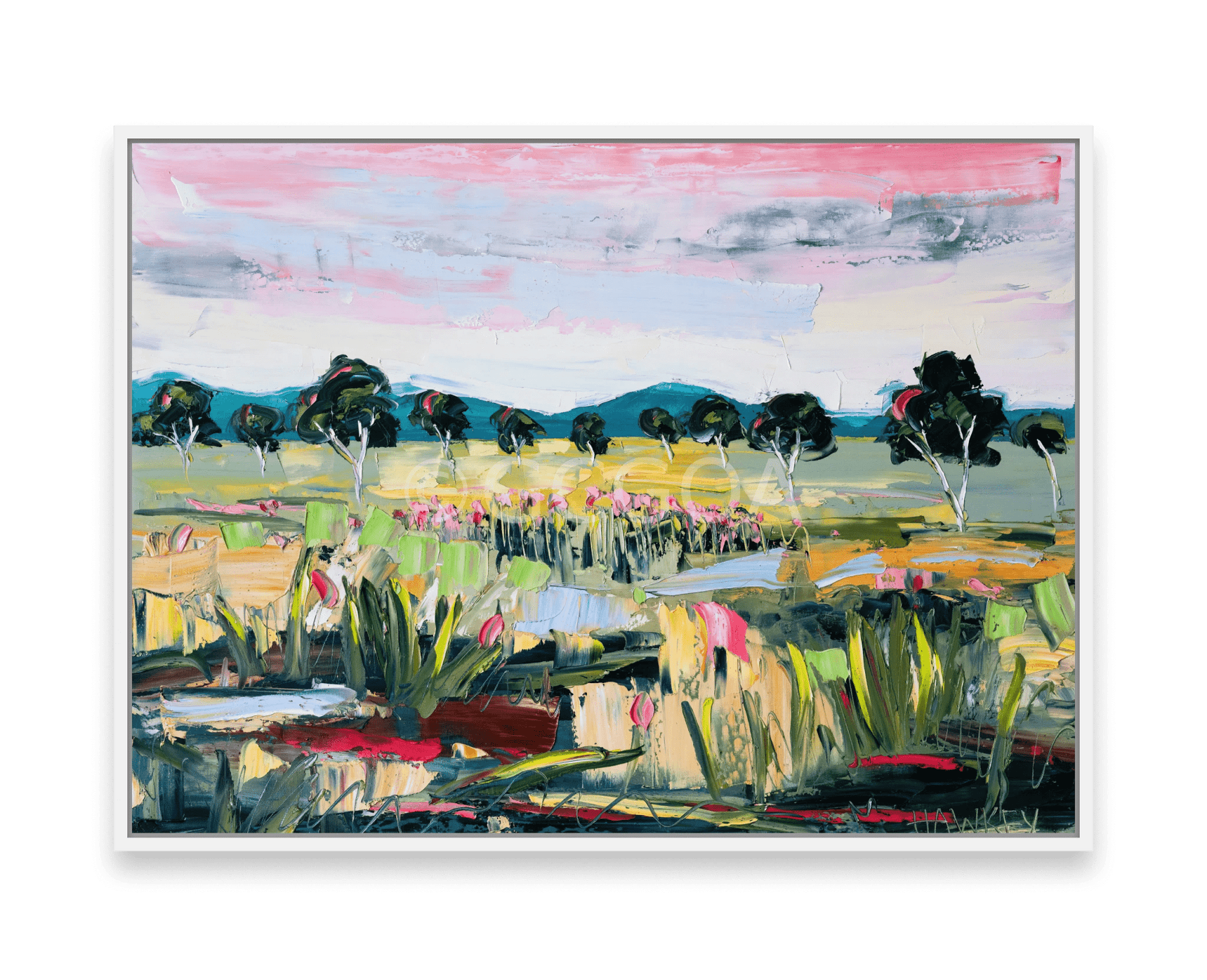 A Shared Land 2 - Fine Art Print - Gold Coast Gallery Of ArtAngela Hawkey