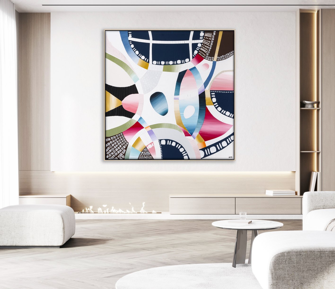 AAMI Park – Original Painting by Ani Ipradjian - Gold Coast Gallery Of ArtAni Ipradjian