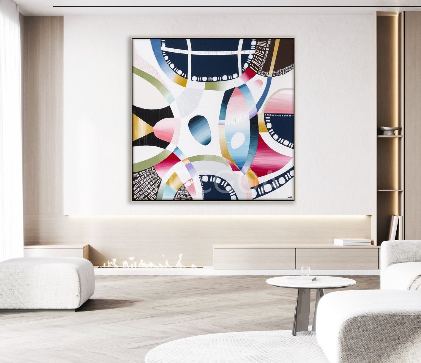 AAMI Park – Original Painting by Ani Ipradjian - Gold Coast Gallery Of ArtAni Ipradjian