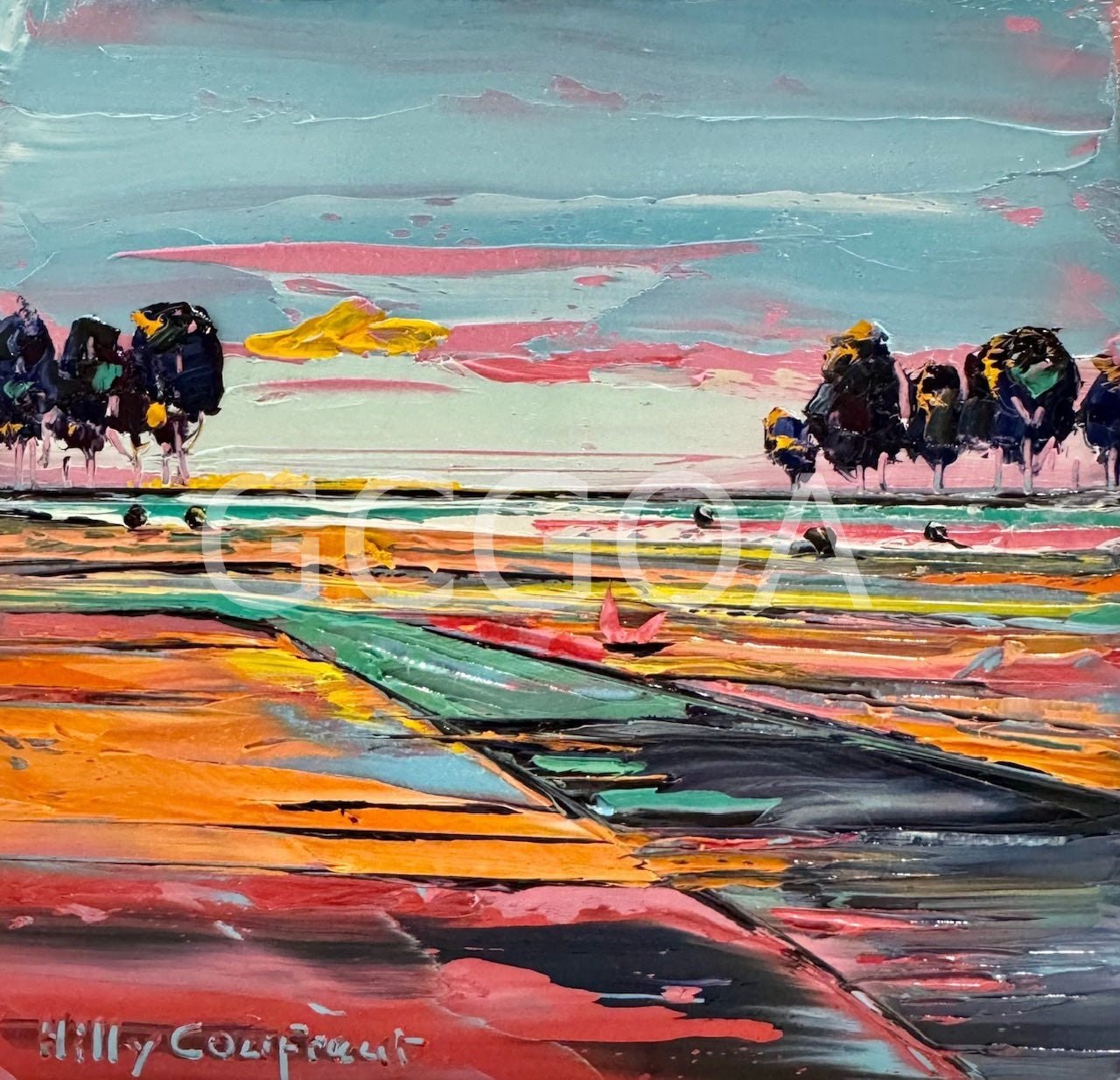 Abstracted Landscape 12 - Gold Coast Gallery Of ArtHilly Coufreur