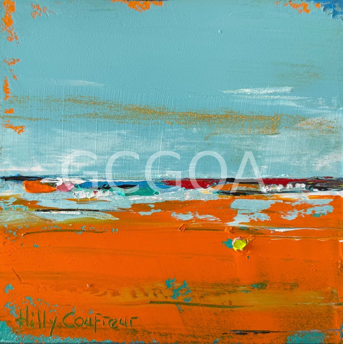 Abstracted Landscape 3 - Gold Coast Gallery Of ArtHilly Coufreur